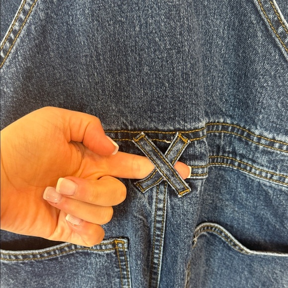 BDG Blue Denim Overalls - Picture 9 of 9
